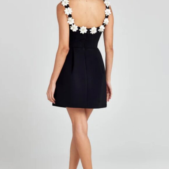 NWT Nadine Merabi Cindy Black Dress - Size S/M - Picture 2 of 8